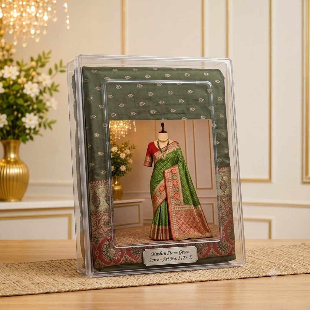Premium Mashru Stone Banarasi Saree