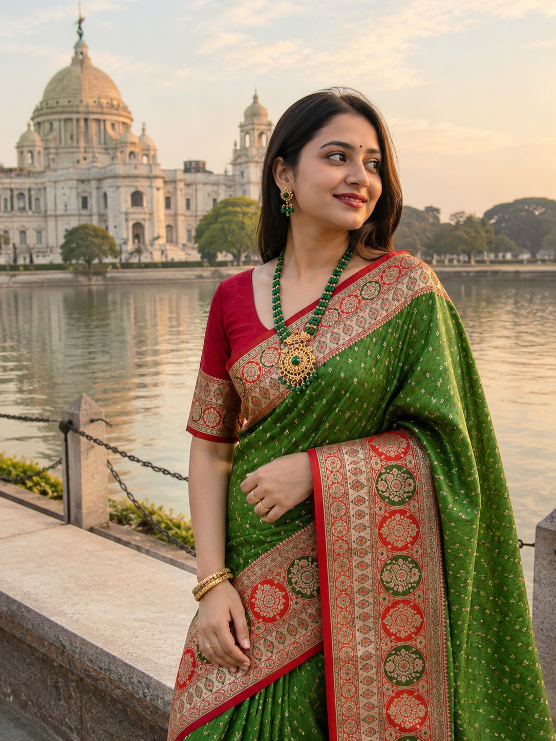 Premium Mashru Stone Banarasi Saree